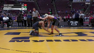 152 lbs Consi 1 - Brody Musser, Ephrata vs Malik Kelly, Harry S. Truman