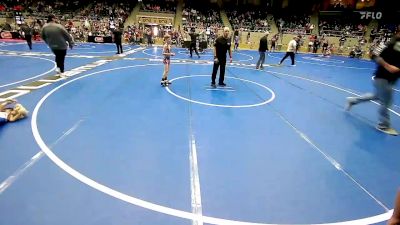 67 lbs Rr Rnd 1 - Ila Price, Tulsa Blue T Panthers vs Cruz Gibson, Smith Wrestling Academy