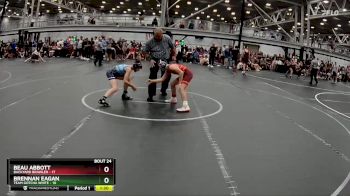 92 lbs Round 6 (8 Team) - Brennan Eagan, Team Gotcha White vs Beau Abbott, Backyard Brawler