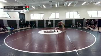 138 lbs Cons. Round 3 - Benson Jolley, Rocky Mountain vs Bennett Sanford, Greybull/Riverside