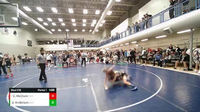 113 lbs Round 2 - Chance McClure, Riverton Wolf Pack vs Uriah Anderson, Delta Wrestling Club