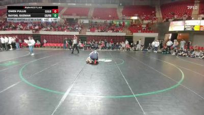 215 lbs Round 2 - Quarters & 1st Wb (16 Team) - Raydel Guzman, Conroe Woodlands College Park vs Owen Pullig, Houston Clear Lake