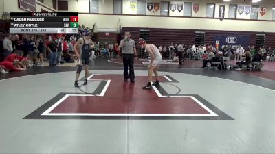 138 lbs Round 3 - Caden Kuecker, Algona vs Atley Coyle, Xavier, Cedar Rapids
