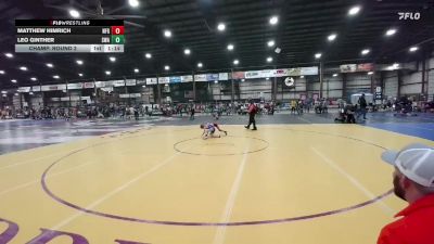 50 lbs Champ. Round 2 - Matthew Himrich, Newcastle Fall Guys vs Leo Ginther, Southwest Wrestling Academy