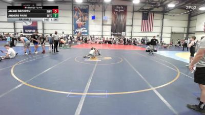 95 lbs Rr Rnd 2 - Jacob Liuzza, Buffalo Valley Wrestling Club MS Black vs Slate Bayona, Team Gotcha National