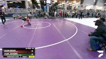 86 lbs 2nd Place Match - Caleb Frease, Wildcat Wrestling Club vs Yaziel Navarro, El Paso Supers Wrestling Club