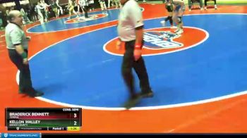 2 lbs Cons. Semi - Braderick Bennett, Temple vs Kellon Walley, Banks County