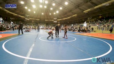 49 lbs 2nd Place - Kevin Harris, HURRICANE WRESTLING ACADEMY vs Kanon Zappone, Barnsdall Youth Wrestling