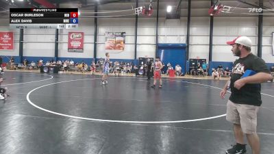 155 lbs Oscar Burleson, North Carolina Blue vs Alex Davis, Michigan Red
