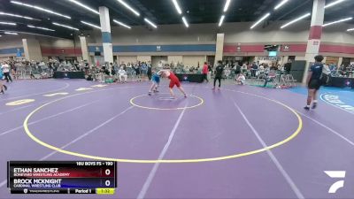 190 lbs Champ. Round 2 - Ethan Sanchez, Boneyard Wrestling Academy vs Brock McKnight, Cardinal Wrestling Club