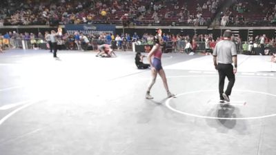 G 100 lbs Champ. Round 2 - Charleigh Hollier, Rayne Girls vs Bailyn McCauley, Live Oak Girls