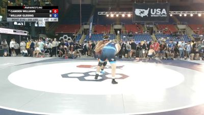 285 lbs Champ. Rd Of 16 - Camden Williams, Indiana vs William Glesing, Indiana