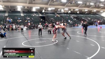 285 lbs Cons. Semi - Tyler Doyle, Colorado Mesa University vs Laith Ibrahim, Colorado School Of Mines