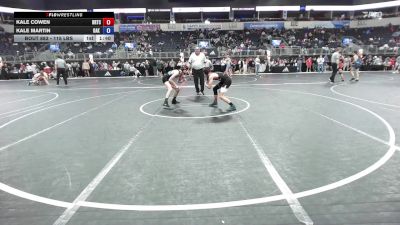 115 lbs Consolation - Kale Cowen, Brtc vs Kale Martin, Oak Grove Panthers
