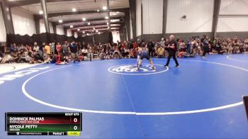 130 lbs Round 4 - Dominick Palmas, Myrtle Point Mat Club vs Nycole Petty, Oregon