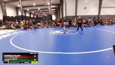 130 lbs Round 4 - Dominick Palmas, Myrtle Point Mat Club vs Nycole Petty, Oregon