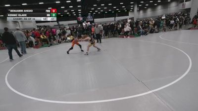 92 lbs Champ. Rd Of 16 - Benjamin Ahedo, Pursuit Wrestling Minnesota vs Kennic Glade, Ironhawk Wrestling Academy