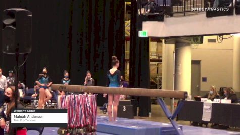 Maleah Anderson - Women's Group, Twin City Twisters - 2021 Women's Xcel Region 4 Championships