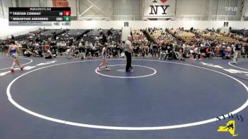 75 lbs Quarterfinal - Tristan Conway, Xtreme Wrestling vs Sebastian Andidero, Deep Roots Wrestling Club