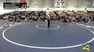 75 lbs Quarterfinal - Tristan Conway, Xtreme Wrestling vs Sebastian Andidero, Deep Roots Wrestling Club