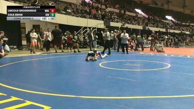 3-5 80 Cons. Round 2 - Cole Ervin, Smithfield Youth Wrestling vs Lincoln Grosskreuz, Williamsburg Wrestling Club