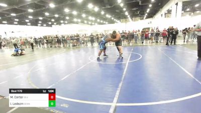 285 lbs Semifinal - Milton Carter, Silverback WC vs Isaac Ledezm, Denning WC