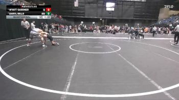 141 lbs Quarterfinal - Daryl Mills, Missouri Baptist University vs Wyatt Gardner, Friends University