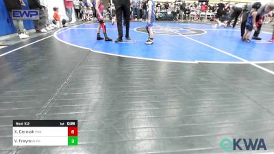 52 lbs Round Of 16 - Xander Cermak, Perry Wrestling Academy vs Victor Frayre, Alpha Academy