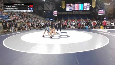 132 lbs Champ. Rd Of 32 - Slater Hicks, CA vs Royce Malone, IN