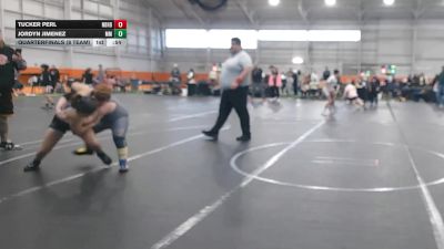 120 lbs Quarterfinals (8 Team) - Tucker Perl, Neighborhood Wrestling vs Jordyn Jimenez, Mitten Mayhem
