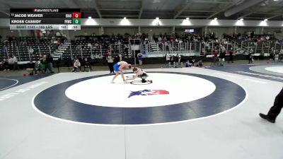 165 lbs 3rd Place Match - Kross Cassidy, Patriot Elite Wrestling Club vs Jacob Weaver, Central Indiana Academy Of Wrestling
