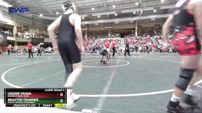 110 lbs Champ. Round 2 - Jagger Vrana, Kansas Young Guns vs Braxton Cranmer, South Central Punishers