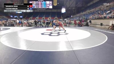 150 lbs Cons. Semis - Brandon Dean, CO vs Colton Weiler, WI