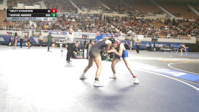 122-D1 Quarterfinal - Kelty Kynaston, Buena High School vs Sophie Jimenez, Desert Vista High School