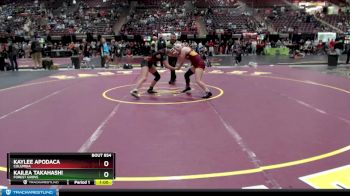 132 lbs Cons. Round 7 - Kailea Takahashi, Forest Grove vs Kaylee Apodaca, Columbia