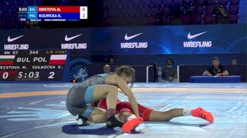 65 kg 1/8 Final - Mimi Hristova, Bulgaria vs Kamila Kulwicka, Poland