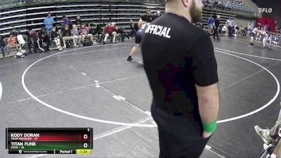 160 lbs Finals (8 Team) - Kody Doran, Team Missouri vs Titan Funk, Utah