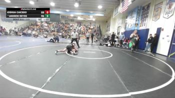 113 lbs Quarterfinal - Joshua Caicedo, Corona vs Andrew Reyes, Pacifica (Garden Grove)