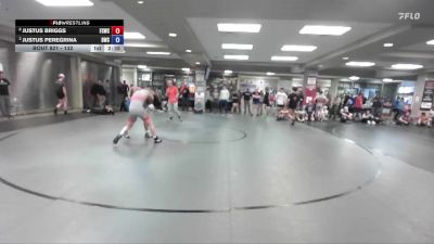 132 lbs Semifinal - Justus Briggs, Fighting Squirrels Wrestling Club vs Justus Peregrina, Buzzsaw Wrestling Club