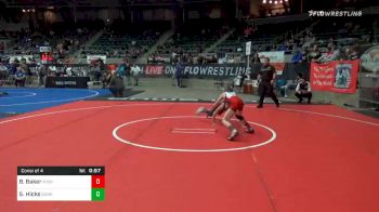 67 lbs Consolation - Brady Baker, Michigan West vs Slater Hicks, Sunkist Kids/Monster Garage