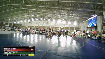 90 lbs Semis (4 Team) - Madyn Overman, Team Arizona vs Brielle Childs, Utah Green