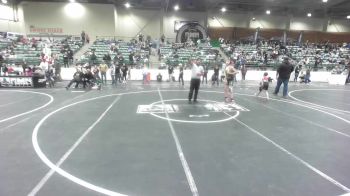 98 lbs Quarterfinal - Samantha Sliger, Run To Danger vs Braxten Hardy, Corning Sharks