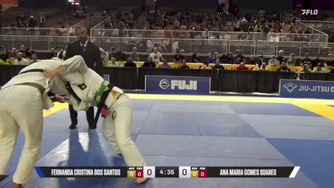 Ana Maria Gomes Soares vs Fernanda Cristina Dos Santos 2025 Pan Jiu Jitsu IBJJF Championship