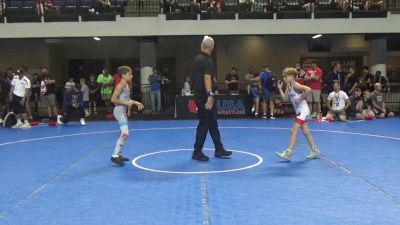 70 lbs Cons. Rd Of 16 - Levi Kaufman, Roundtree Wrestling Academy vs Luke Harshman, Wichita Training Center