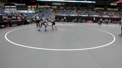 125 lbs Cons. Round 1 - Jaren Kimura, Embry-Riddle vs Saoul Prado, Baker