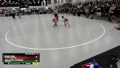 70 lbs Cons. Round 2 - Duke Fuhs, The Best Wrestler vs Benjamin Johnson, Minnesota