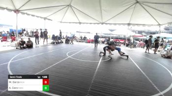 138 lbs Semifinal - Mathius Garza, Inland Elite WC vs Aiden Caro, Rancho Bernardo WC