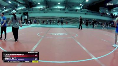 126 lbs Semifinal - Carsten Burkemper, Missouri vs Graidy Rice, Jackson High School Wrestling