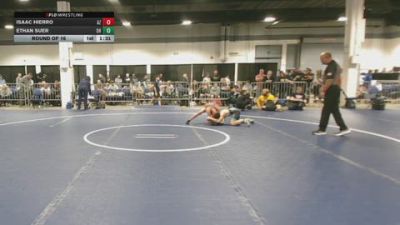90 lbs Round Of 16 - Isaac Hierro, AZ vs Ethan Suer, OH