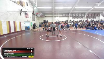 165 lbs Cons. Semi - Cheyenne Kescoli, Monument Valley vs Jade Curiel, Mica Mountain